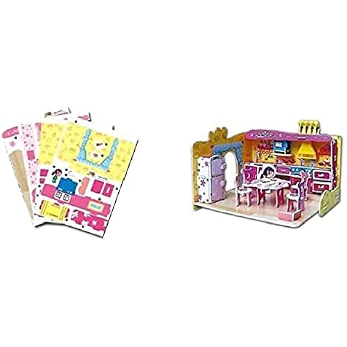 3D MODEL PUZZLE KITCHEN HOME SERIES DIY TOY - Image 1